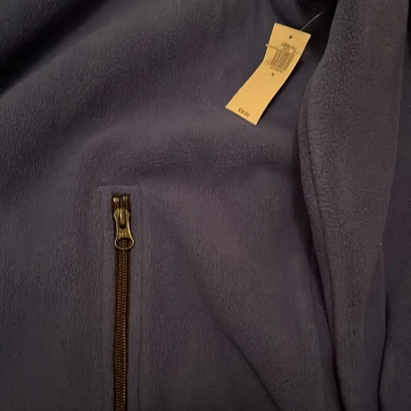 NWT old navy blue zip up - Picture 3 of 3